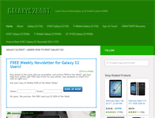 Tablet Screenshot of galaxys2root.com